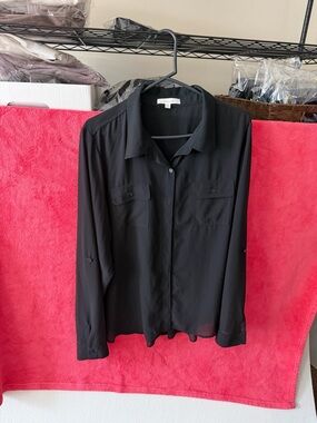Active usa Black Lightweight Blouse